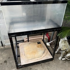 アクリルオーバーフロー水槽900×450×450 大型水槽アクリル水槽90cm水槽