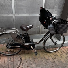 整備済☆送料込！パナソニック ビビDX 26インチ 電動アシスト中古車 電動自転車 パナソニック ビビ DX シルバー 26インチ KX015