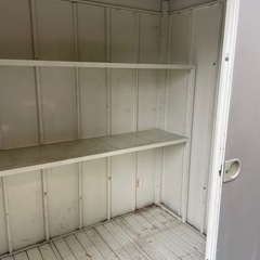 ビニトップ物置 H2,090×W1,780×D1,280mm カギ付き