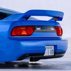 180sx リア スポイラー ウィング ダックテール スキッドレ...