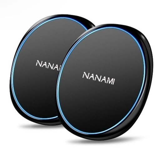 【特価商品】NANAMI ワイヤレス充電器 Qi急速 2台セット 置くだけ充電器 10W/7.5W iPhone 15/14/13/12 (Pro/Pro Max/Mini) SE第二世代/11Pro/Xs (Max)/XR/8(Plus) Galaxy S2