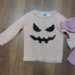ハロウィン　おばけ　Tシャツ　2枚セット　110 80の画像