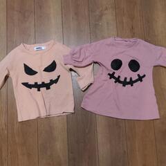 ハロウィン　おばけ　Tシャツ　2枚セット　110 80