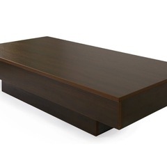 重厚感のあるローテーブルの画像