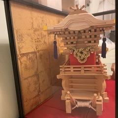 ミニ　だんじり　置物の画像