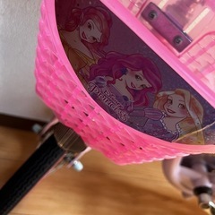 キッズ自転車 プリンセスデザイン ピンク 幼児用自転車の画像