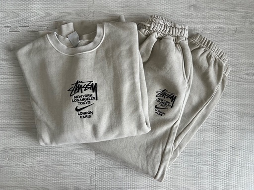 NIKE stussy トレーナーセットアップ
