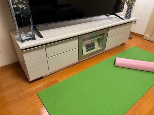【10月17日まで】光沢のある木目模様が美しいローボード(ポスティア 175 WH) テレビ台 TV台 TVボード テレビボード