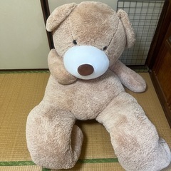 大きなクマのぬいぐるみ