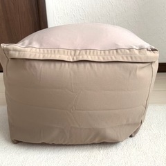 無印良品 体にフィットするソファ 小 グレーベージュ 45x45 新品同様 人ダメソファ