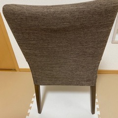 イス ダイニングチェア 椅子 ふかふかいす ブラウン の画像