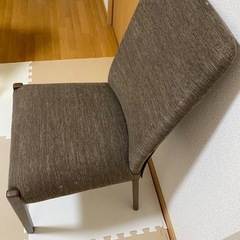 イス ダイニングチェア 椅子 ふかふかいす ブラウン の画像
