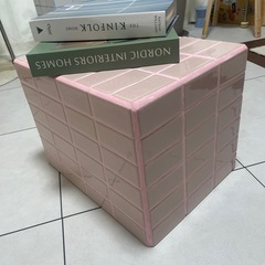 韓国風　タイルテーブル　フェイクブックの画像