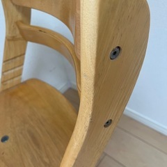 大和屋 すくすくスリムフィットチェア ベビーチェア キッズチェアの画像