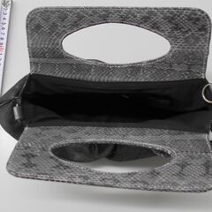 ハンドバッグ　ダークグレー　1個の画像