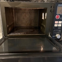【0円】SHARP オーブンレンジ 差し上げますの画像