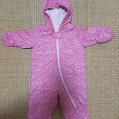 カバーオール　冬物　赤ちゃん　新生児　70　ユニクロの画像