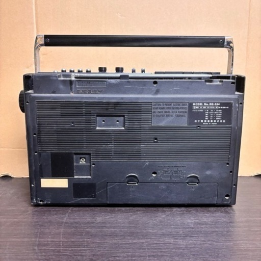 s0930601 通電確認済 ラジオ可動 National ナショナル RQ-554 カセットデッキ ラジオチューナー レトロ ラジカ