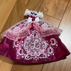 りかちゃんドレス　濃桃