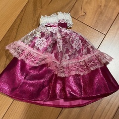 りかちゃんドレス　濃桃の画像