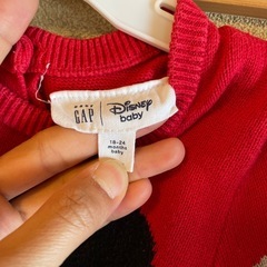 【双子】【babyGAP】ミッキーマウス　ロンパースの画像