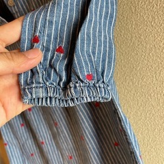 【双子】GAPベビーギャップ　デニムツナギ　ロンパースの画像