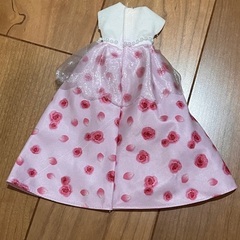 りかちゃんドレス　ばら柄の画像