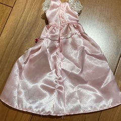 りかちゃんドレス　薄桃レースの画像