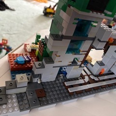 中古　互換品　LEGO風ブロック　 マインクラフト  巨大クリーパー像の鉱山の画像