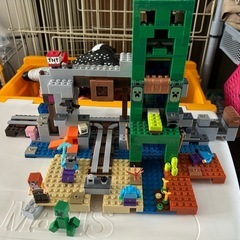 中古　互換品　LEGO風ブロック　 マインクラフト  巨大クリー...