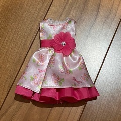 りかちゃんドレス　短丈花柄