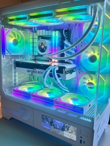 最終値下げです　ゲーミングPC i5-12400F RTX3060 12GB メモリ16GB SSD1TB 液晶搭載　白色 レアケース