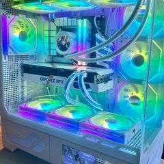 最終値下げです　ゲーミングPC i5-12400F RTX3060 12GB メモリ16GB SSD1TB 液晶搭載　白色 レアケース　写真表示
