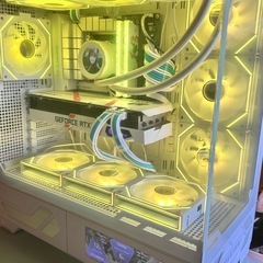 最終値下げです　ゲーミングPC i5-12400F RTX3060 12GB メモリ16GB SSD1TB 液晶搭載　白色 レアケース　写真表示