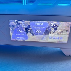 最終値下げです　ゲーミングPC i5-12400F RTX3060 12GB メモリ16GB SSD1TB 液晶搭載　白色 レアケース　写真表示