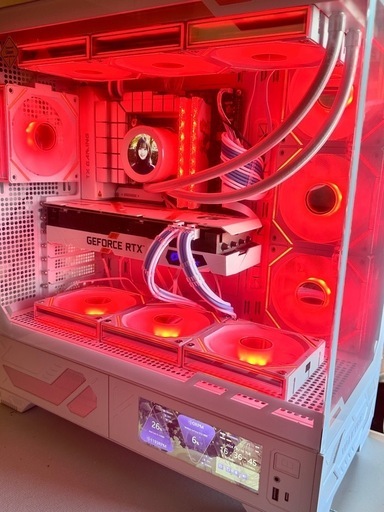 最終値下げです　ゲーミングPC i5-12400F RTX3060 12GB メモリ16GB SSD1TB 液晶搭載　白色 レアケース