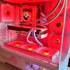 最終値下げです　ゲーミングPC i5-12400F RTX3060 12GB メモリ16GB SSD1TB 液晶搭載　白色 レアケース　写真表示