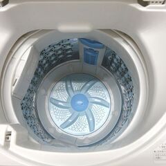 西岡店 洗濯機 5.0kg 2021年製 東芝 AW-5G9 全自動洗濯機 TOSHIBA ホワイト 単身・1人暮らしの画像