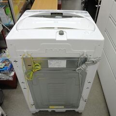 西岡店 洗濯機 5.0kg 2021年製 東芝 AW-5G9 全自動洗濯機 TOSHIBA ホワイト 単身・1人暮らしの画像