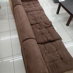 ★ジモティ割あり★  ローソファ ブラウン H34×D75×W230 クリーニング済み HJ4533の画像