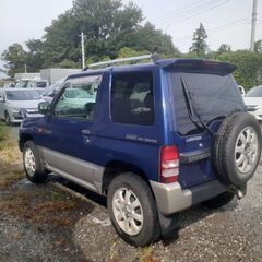  パジェロミニ ブルー 走行103,900km　1997年式の画像
