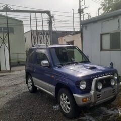  パジェロミニ ブルー 走行103,900km　1997年式の画像