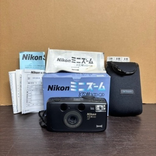 s0930603 通電未確認 箱説明書付き Nikon ニコン ZOOM300AF コンパクトフィルムカメラ フィルムカメラ レトロ 撮影 中古品