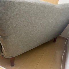 ニトリ2人掛けソファーの画像