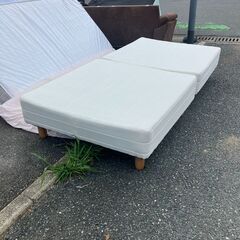 正方形型 YAMAZEN シングルベッド 良品