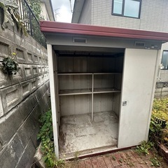 イナバ　3段扉倉庫の画像