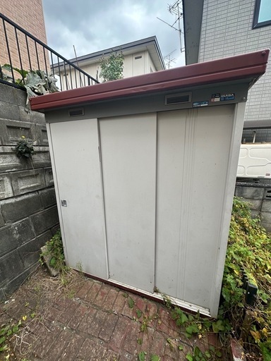 イナバ　3段扉倉庫