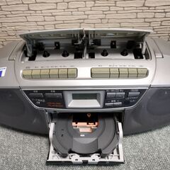パナソニック RX-DT36 ポータブルダブルカセットプレイヤー ラジカセの画像