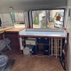 【お譲り先決定しました。】キッチンカー　マツダ　スクラムの画像