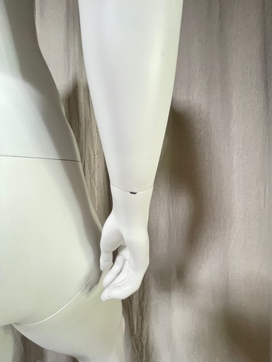 美品　ホワイト 男性用トルソー 全身